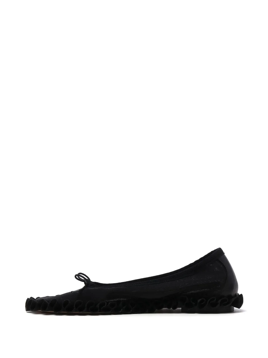 ruffled-detail ballet flats 9