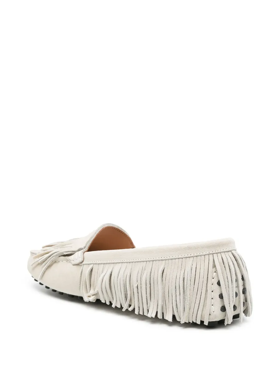 fringed suede loafers 6