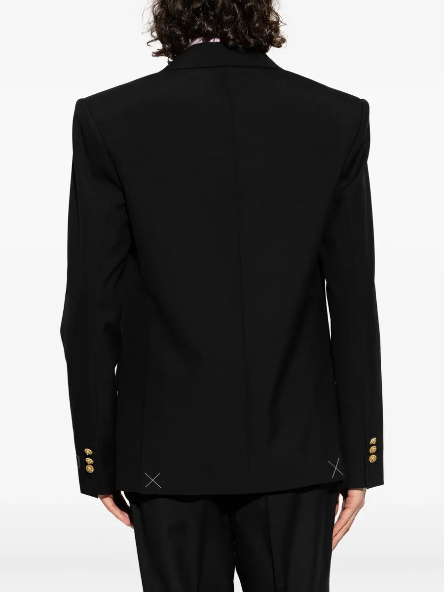 lion-button double-breasted jacket 7