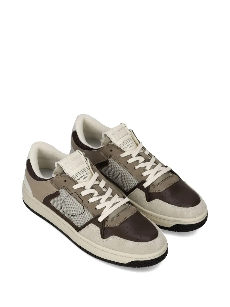 panelled low-top sneakers 4