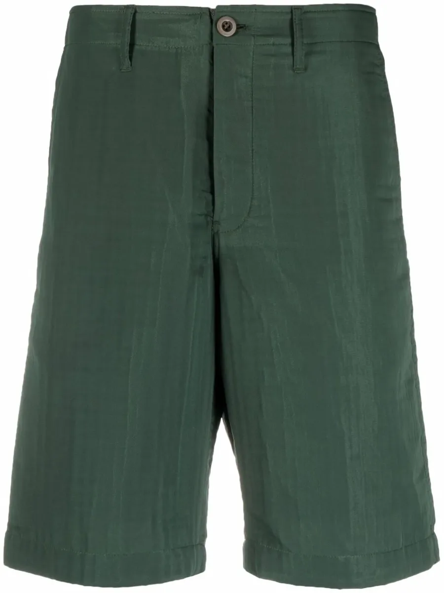 buckle-detail four-pocket Bermuda shorts 1