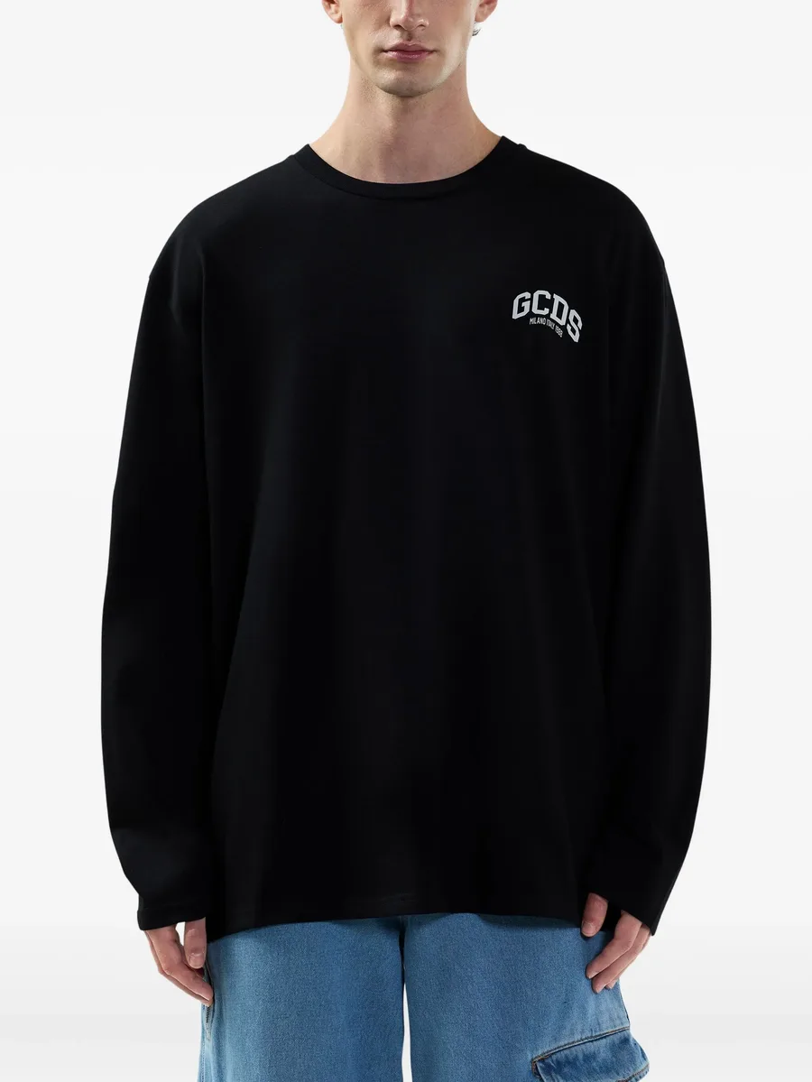 logo-print long-sleeve T-shirt 6