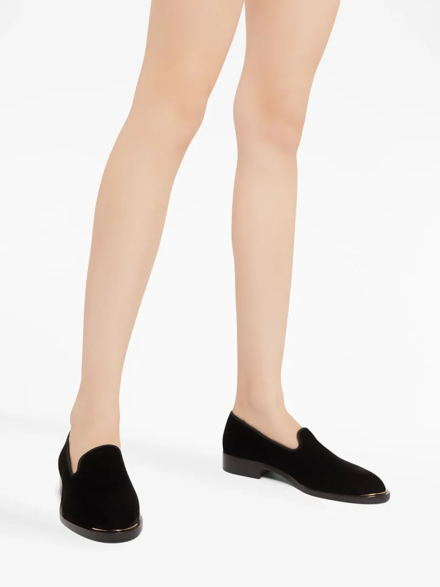 Lydia velvet loafers 10