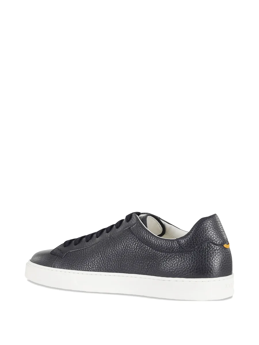 leather lace-up sneakers 5