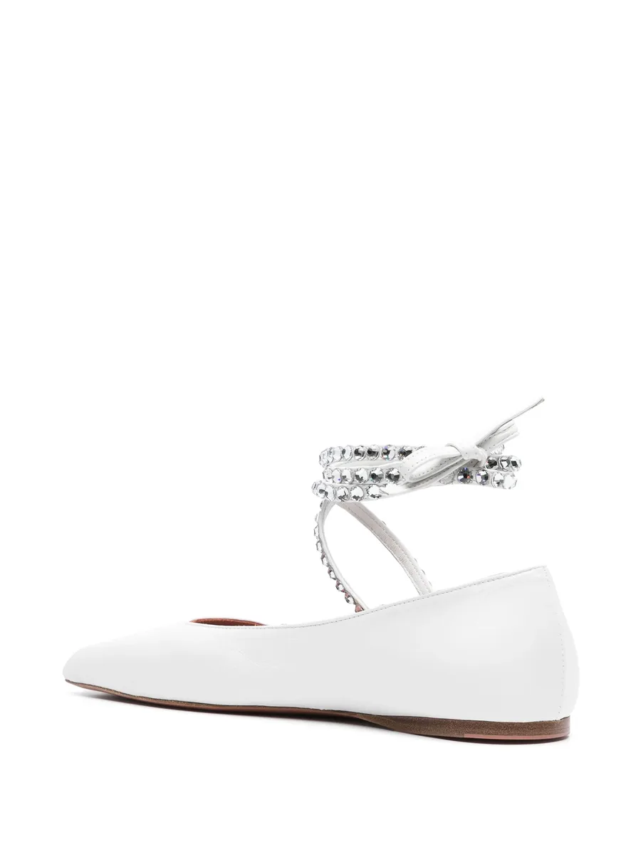 Anne lace-up leather ballerinas 5