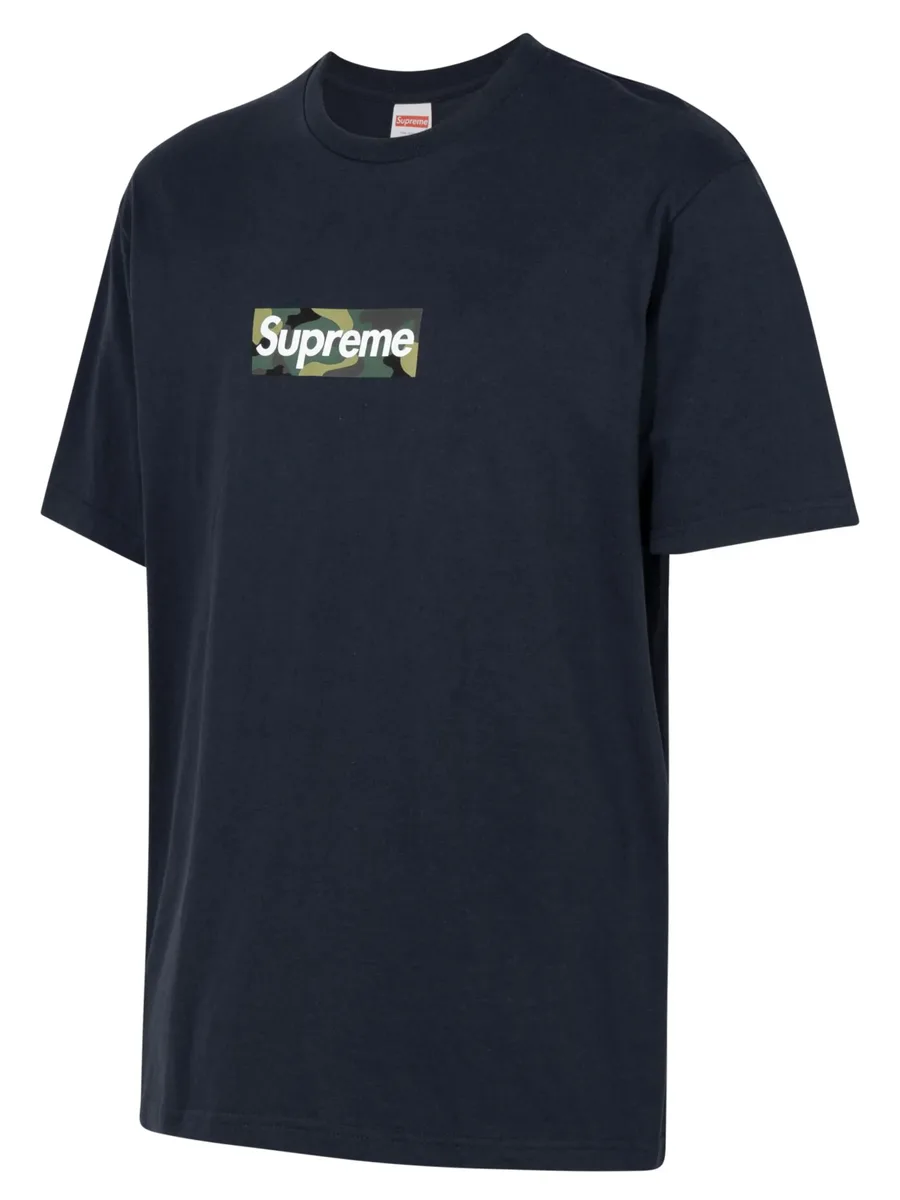 box logo cotton T-shirt 5