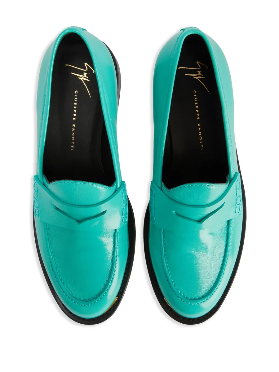 Faridha patent leather loafers 8