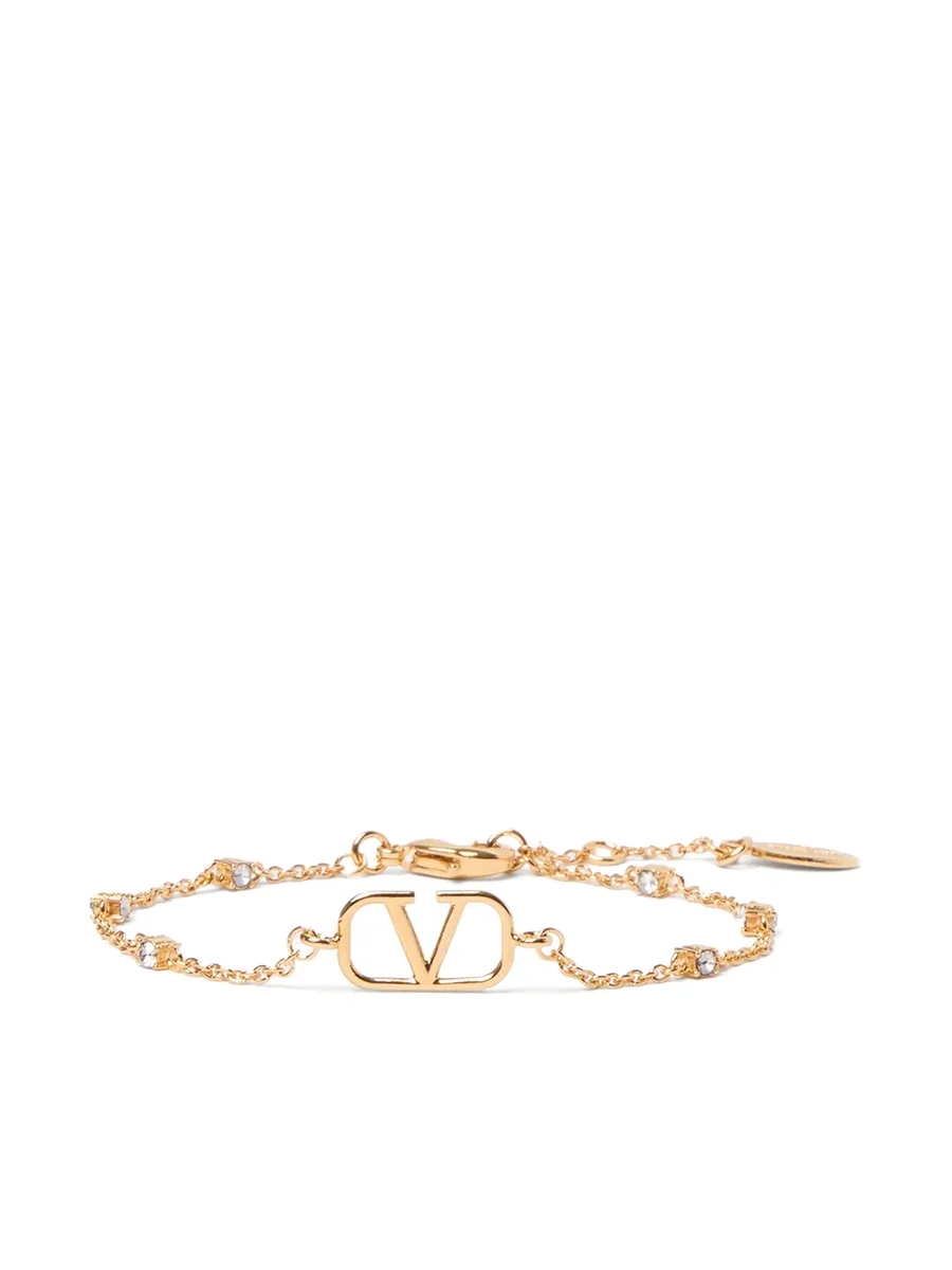 браслет с логотипом VLogo Signature и кристаллами Swarovski 1