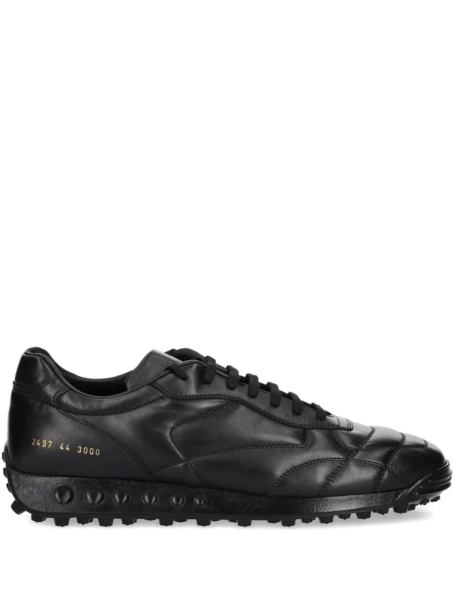Soccer leather sneakers 1