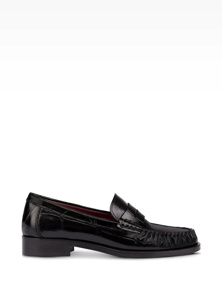Dylan croc-effect loafers 1
