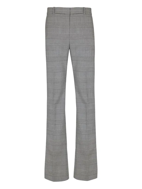 darted prince-of-wales trousers