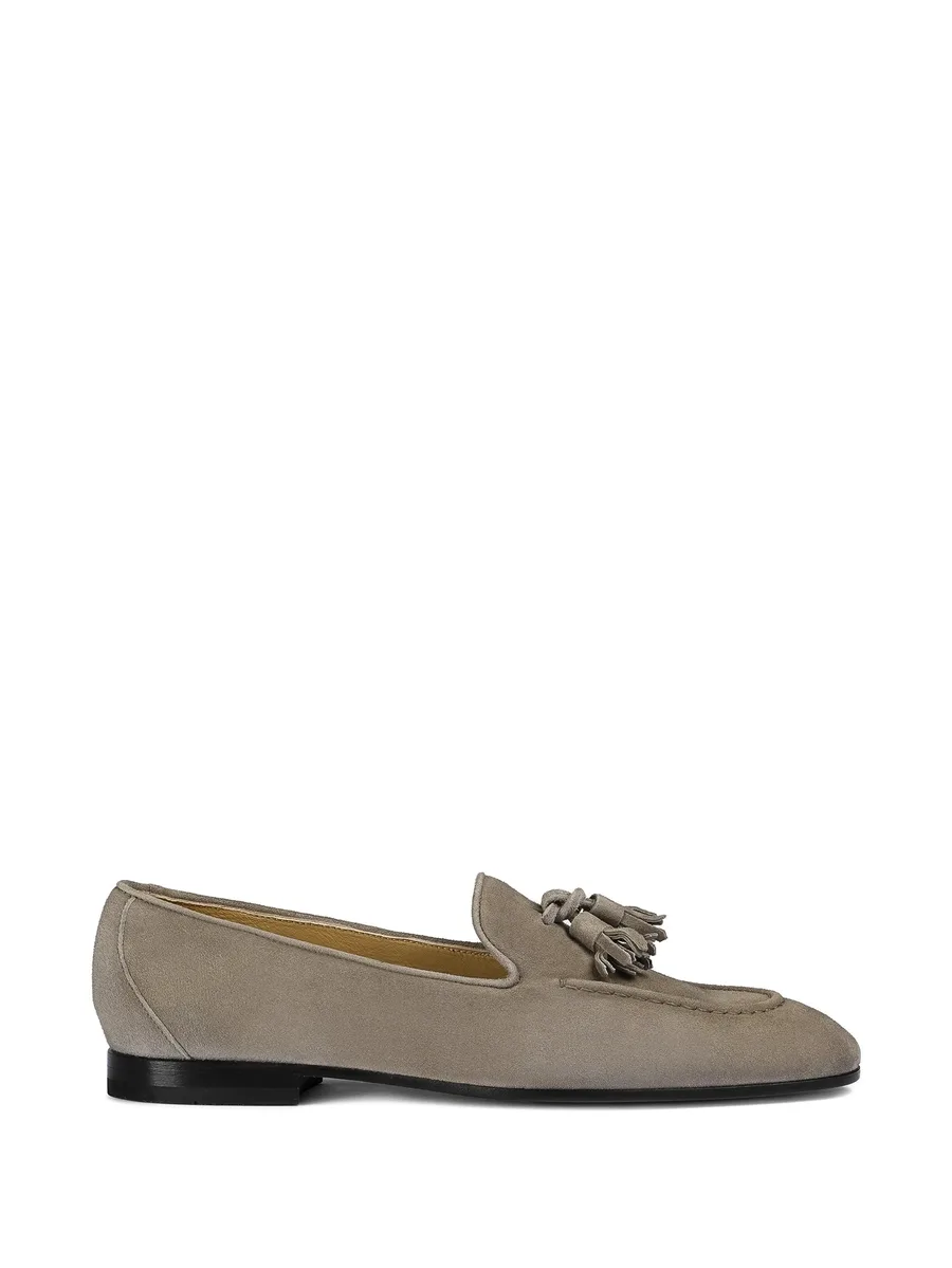 suede tassels loafers 1