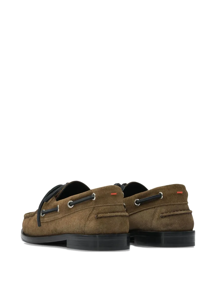 Harris suede leather lace-up loafers 7