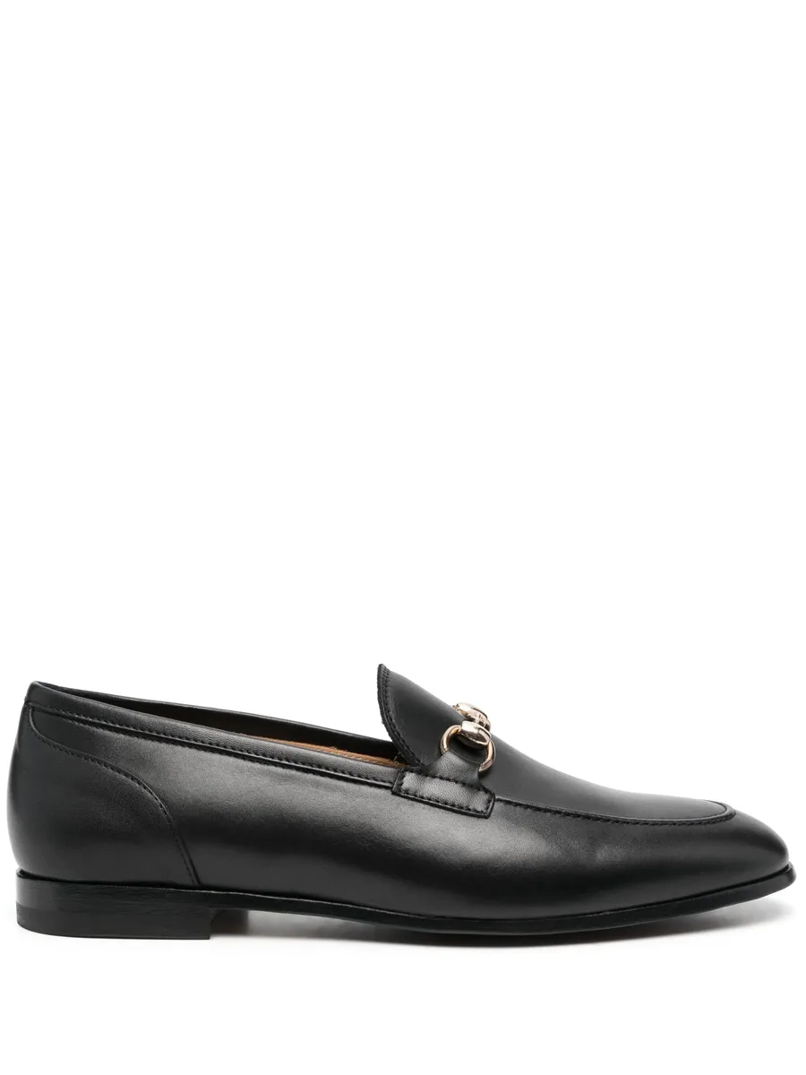 buckle-detail leather loafers 2