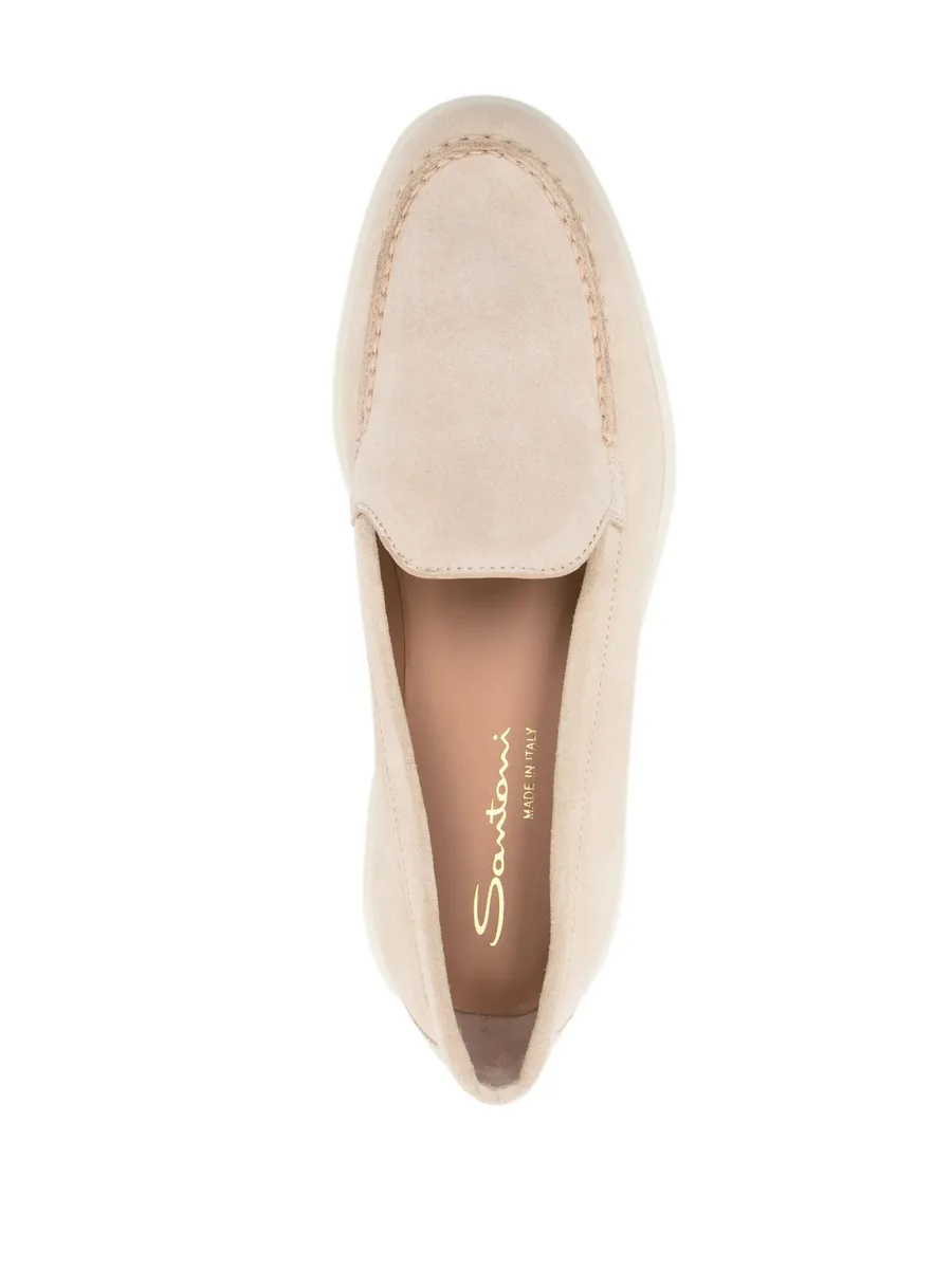suede round-toe loafers 8