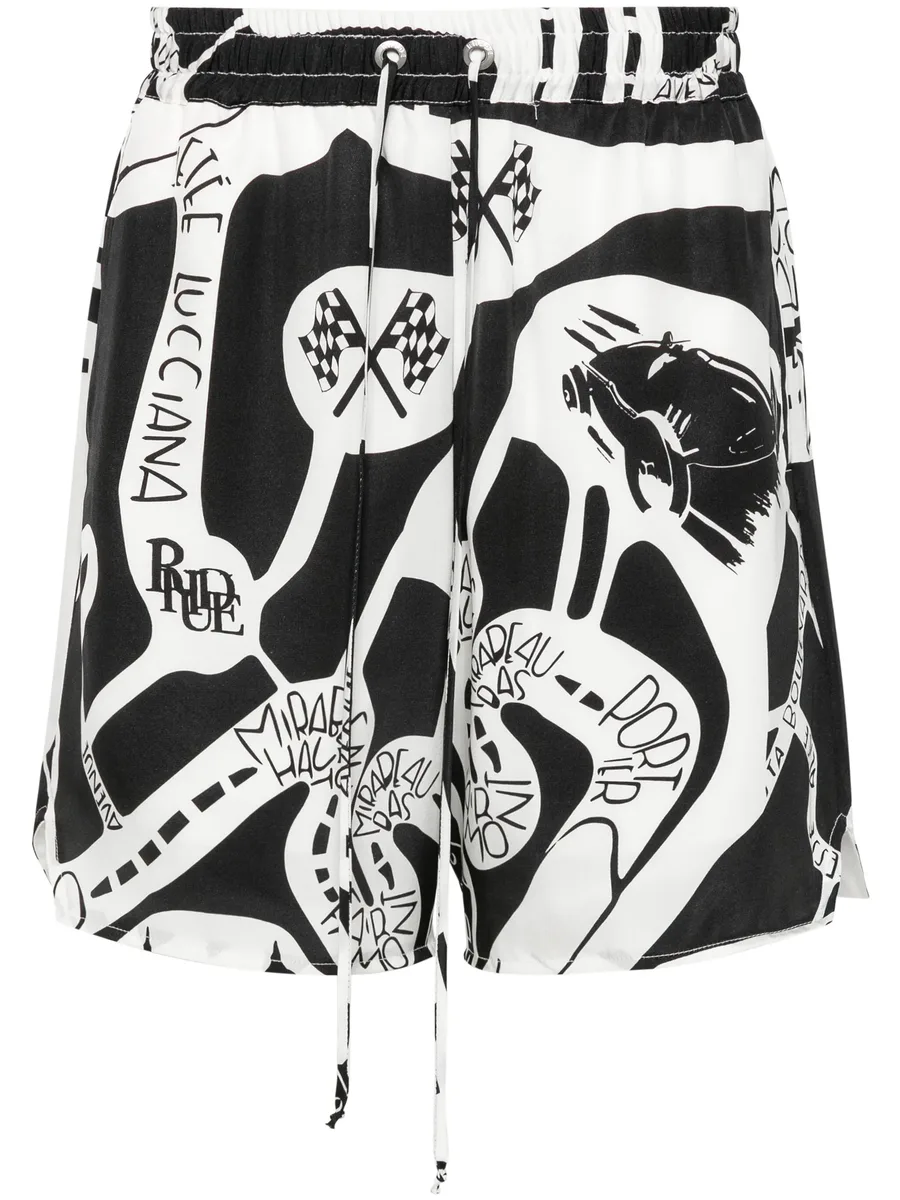 Strada silk shorts 2