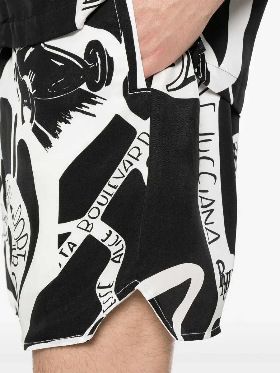 Strada silk shorts 9