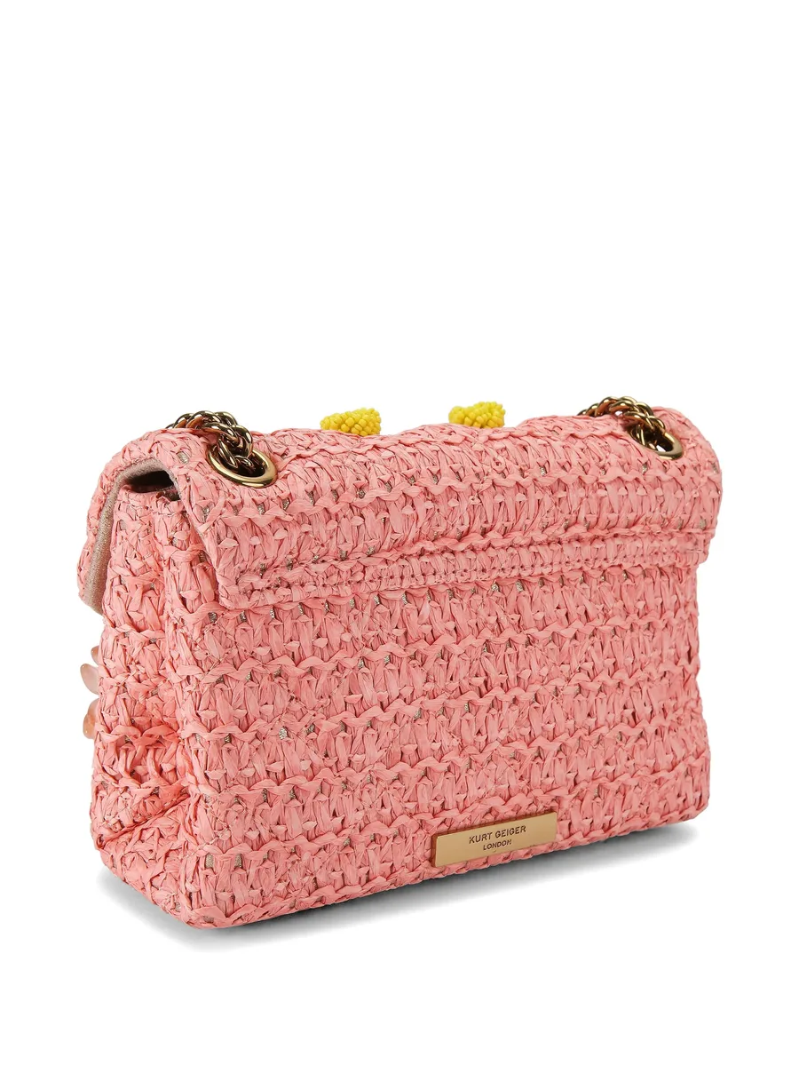 mini Raffia Kensington shoulder bag 4