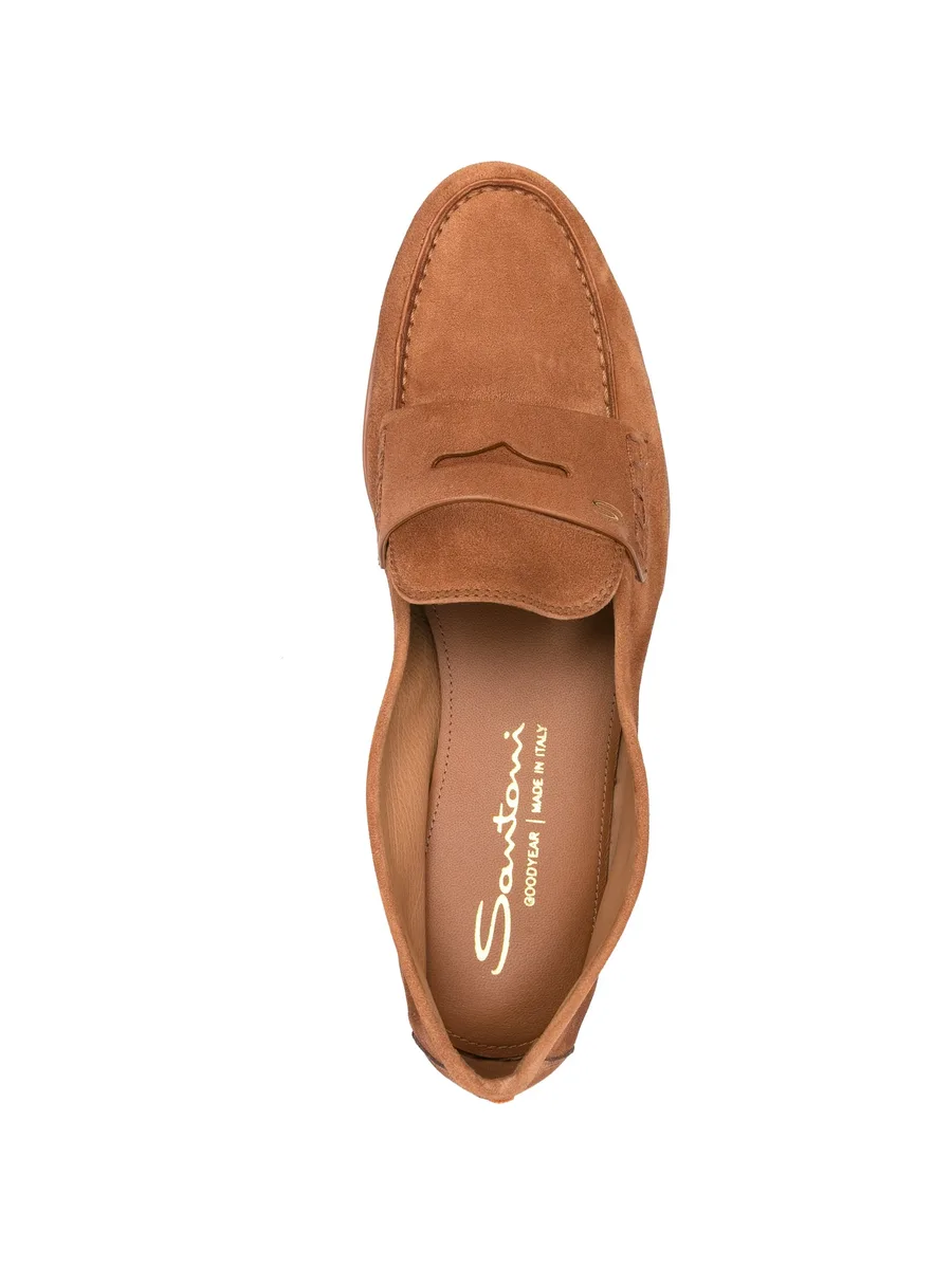 penny-strap suede loafers 7