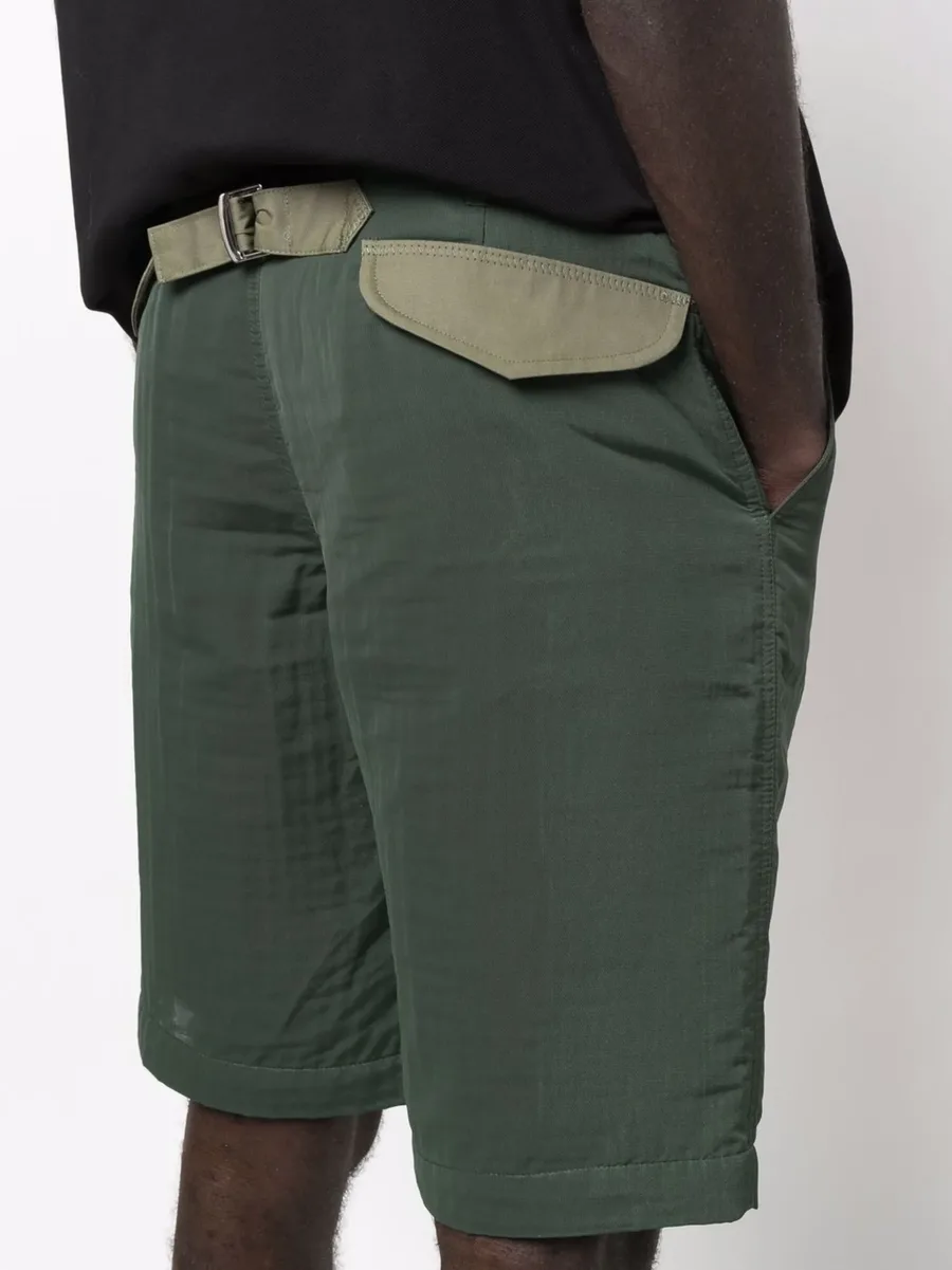 buckle-detail four-pocket Bermuda shorts 10