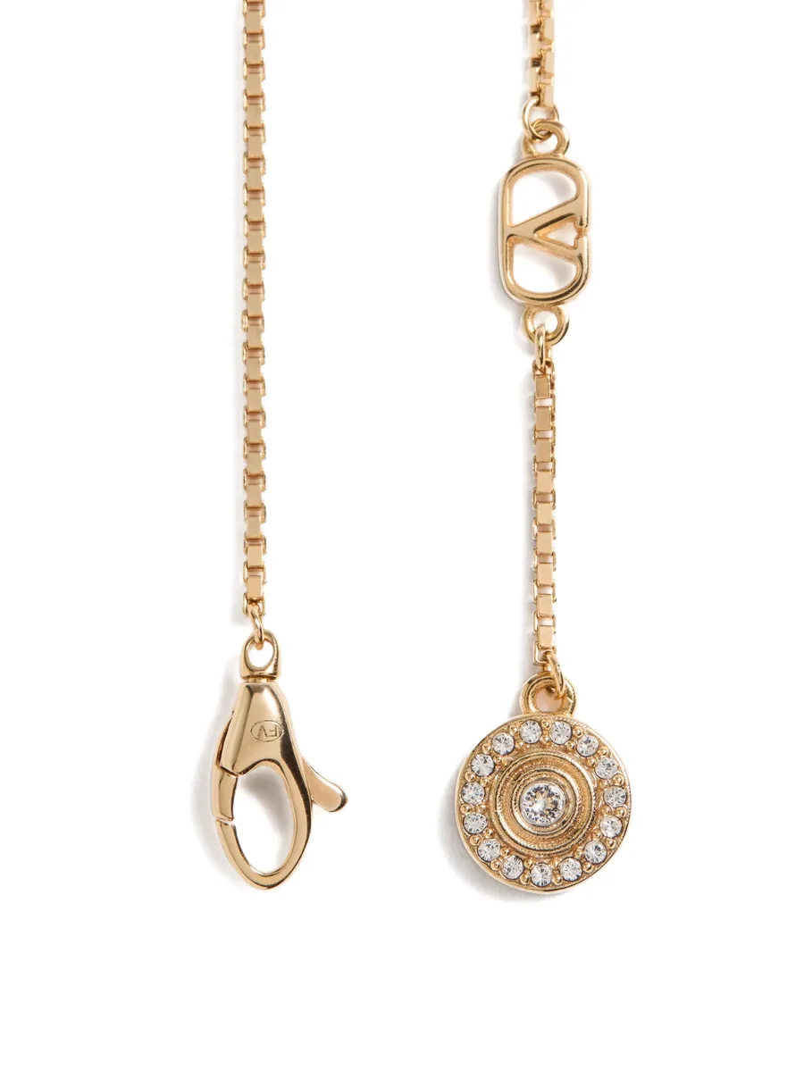 браслет с логотипом VLogo Signature и кристаллами Swarovski 9