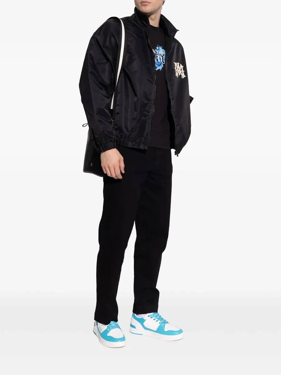 leather logo sneakers 12