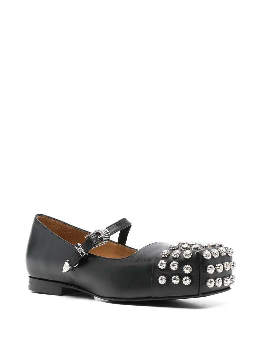 stud-detail ballet flats 3