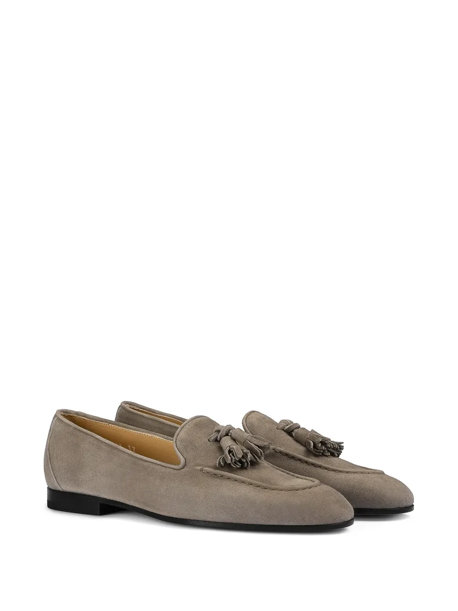 suede tassels loafers 3