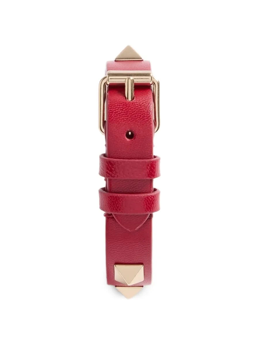 кожаный браслет Rockstud 6