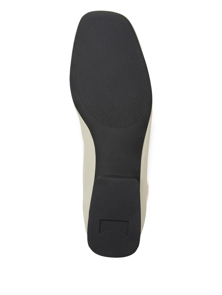 lace-up leather flats 9