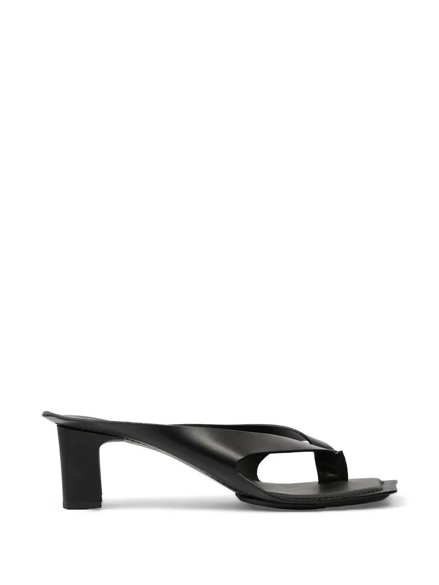 Anatomic leather flip-flop mules 2