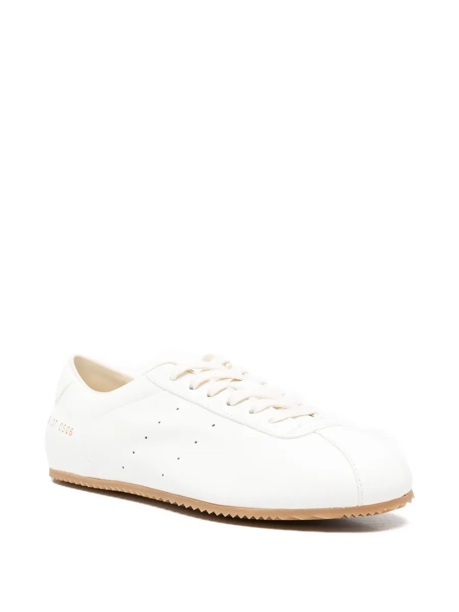 Driving perforated lace-up sneakers 3