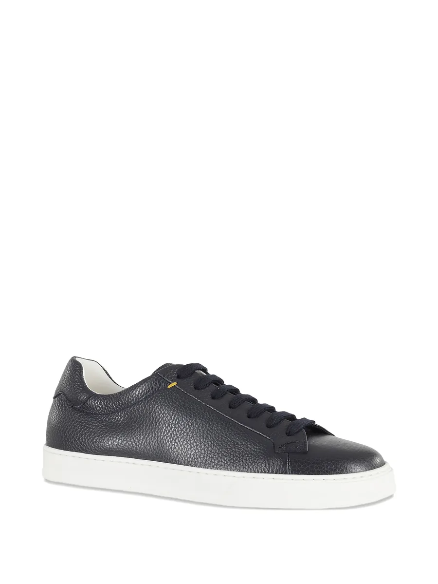 leather lace-up sneakers 3