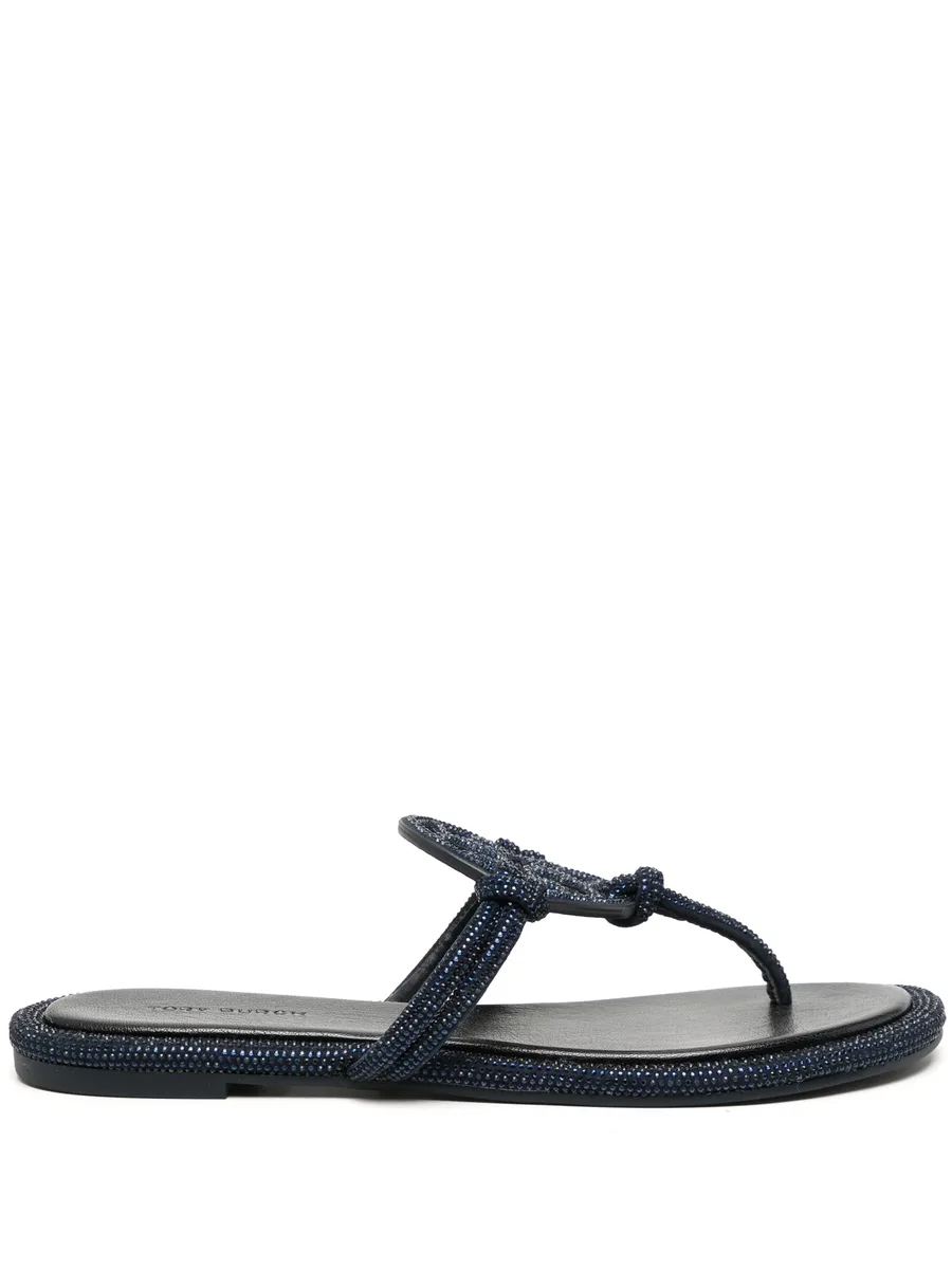 Miller Pavé crystal-embellished sandals 1