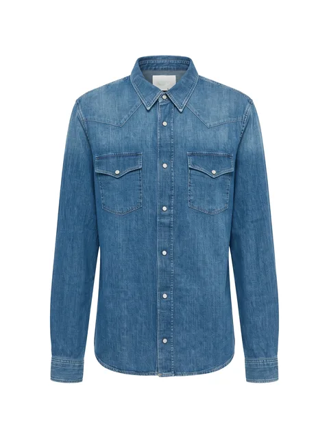 western denim shirt