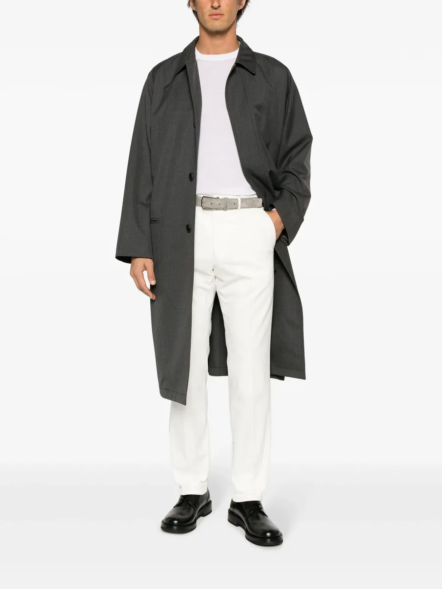 mid-rise straight-leg trousers 3