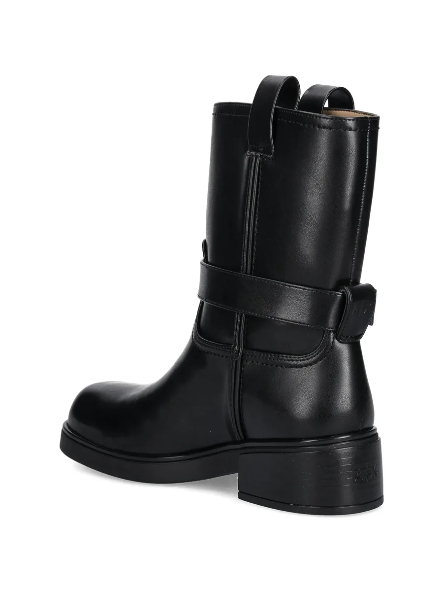 buckle-strap boots 6