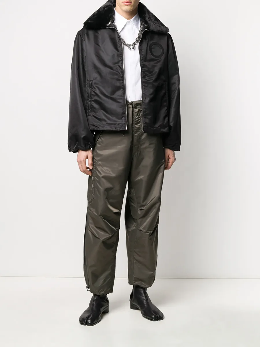 wide collar padded jacket 3