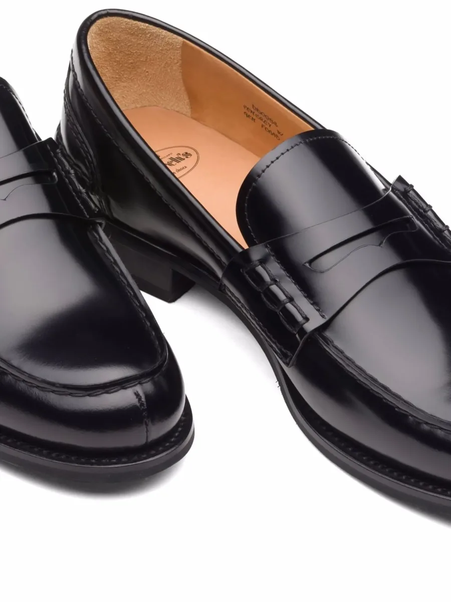 Pembrey W 5 polished fumè loafers 5