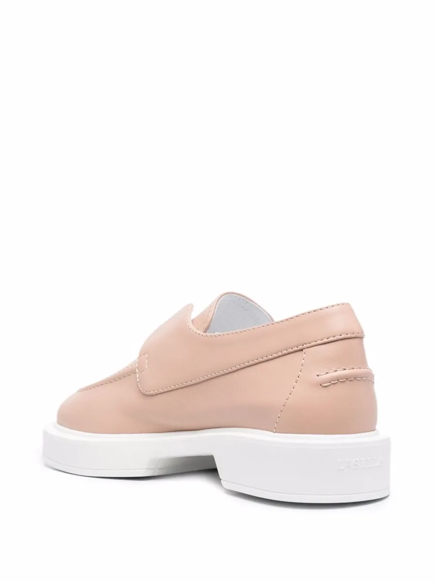 two-tone leather loafers 5