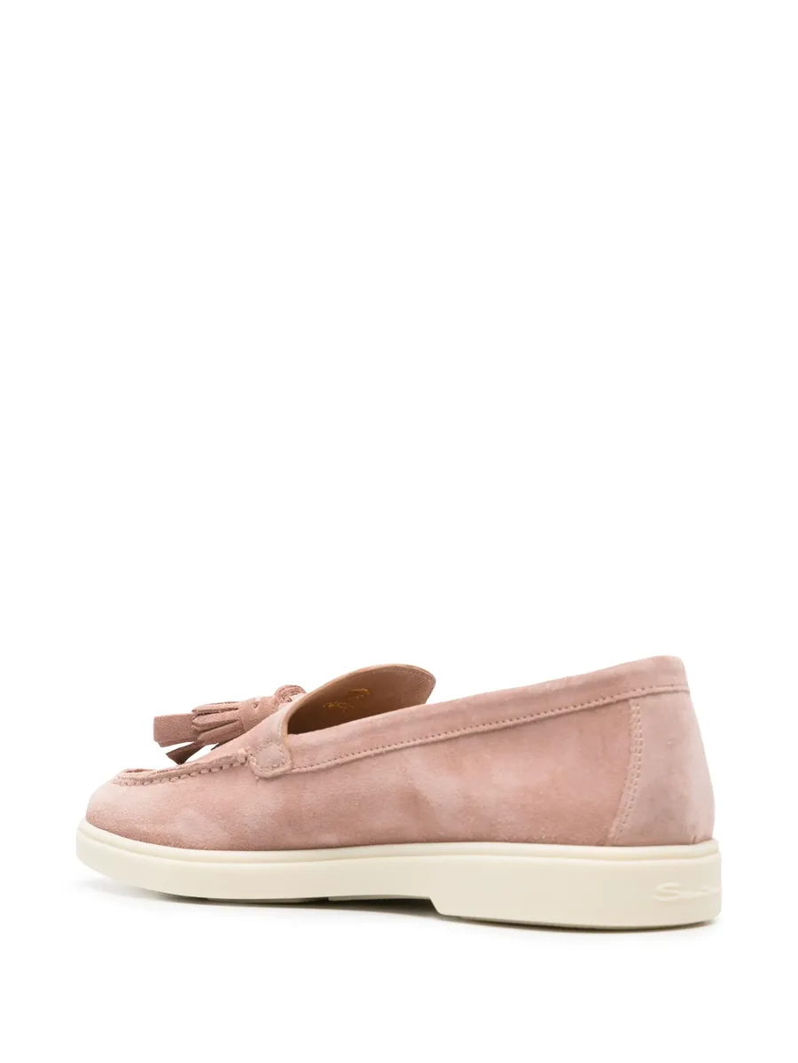 tassel-detail suede loafers 5