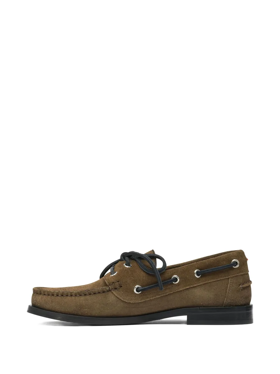 Harris suede leather lace-up loafers 6