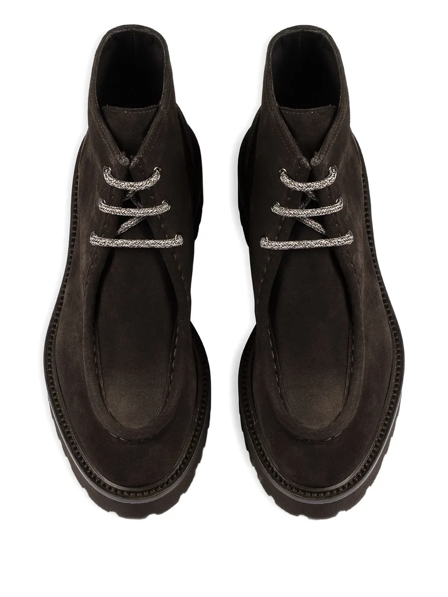 suede lace-up boots 6