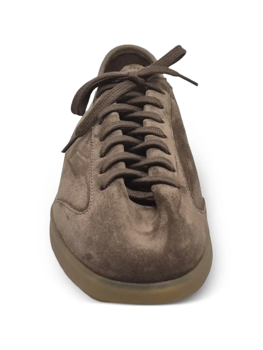 suede lace-up sneakers 8