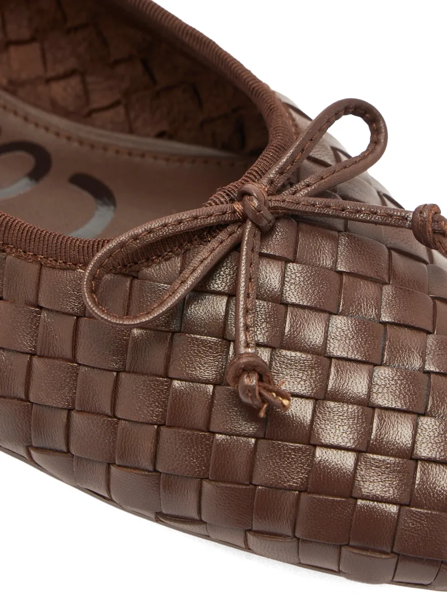 Ruthie woven-design ballet flats 8