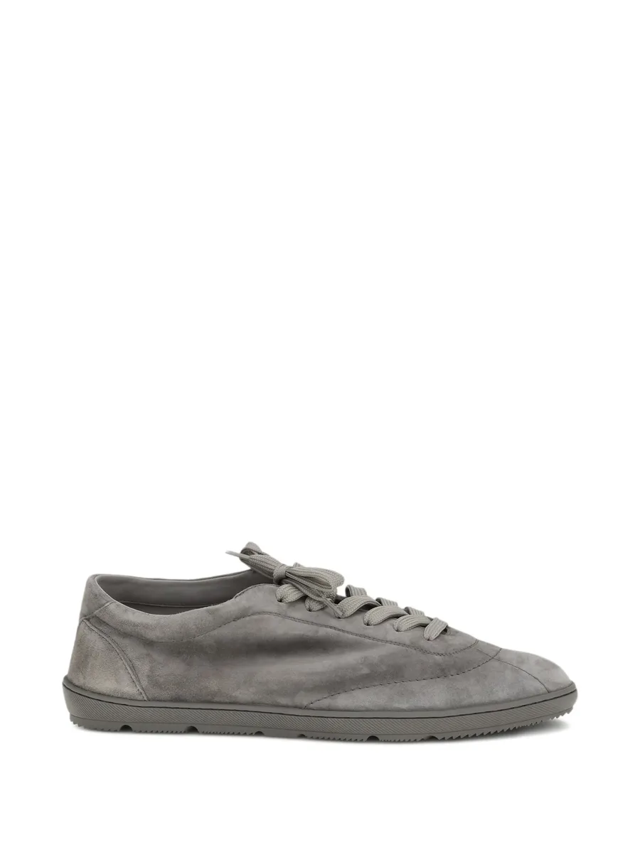 lace-up suede sneakers 2