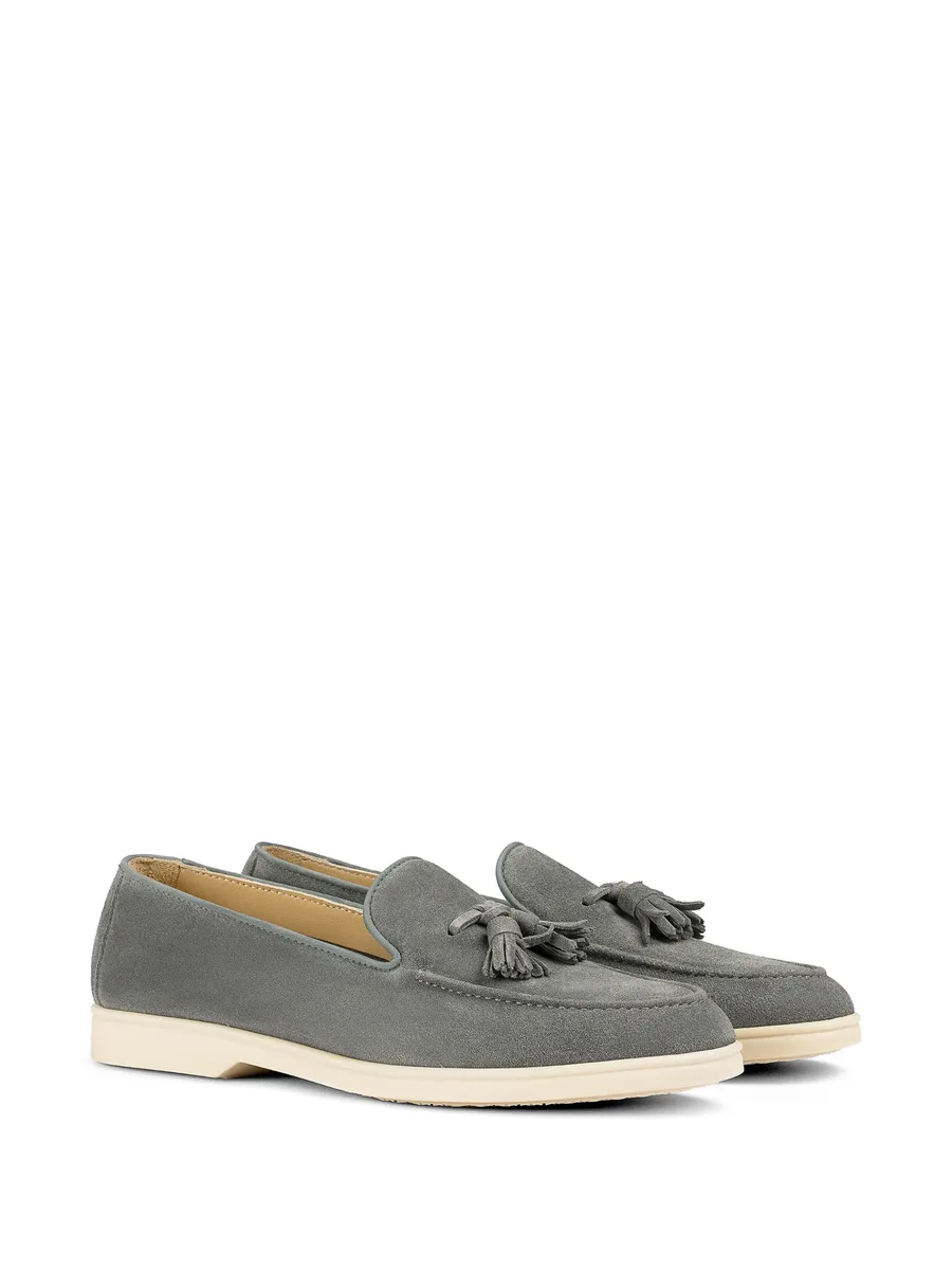 tassel-detail suede loafers 3