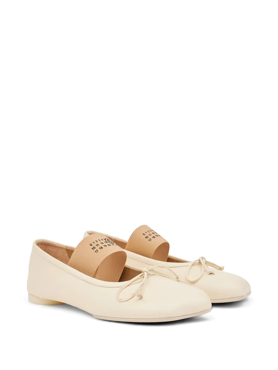 Anatomic numeric-strap ballet flats 3
