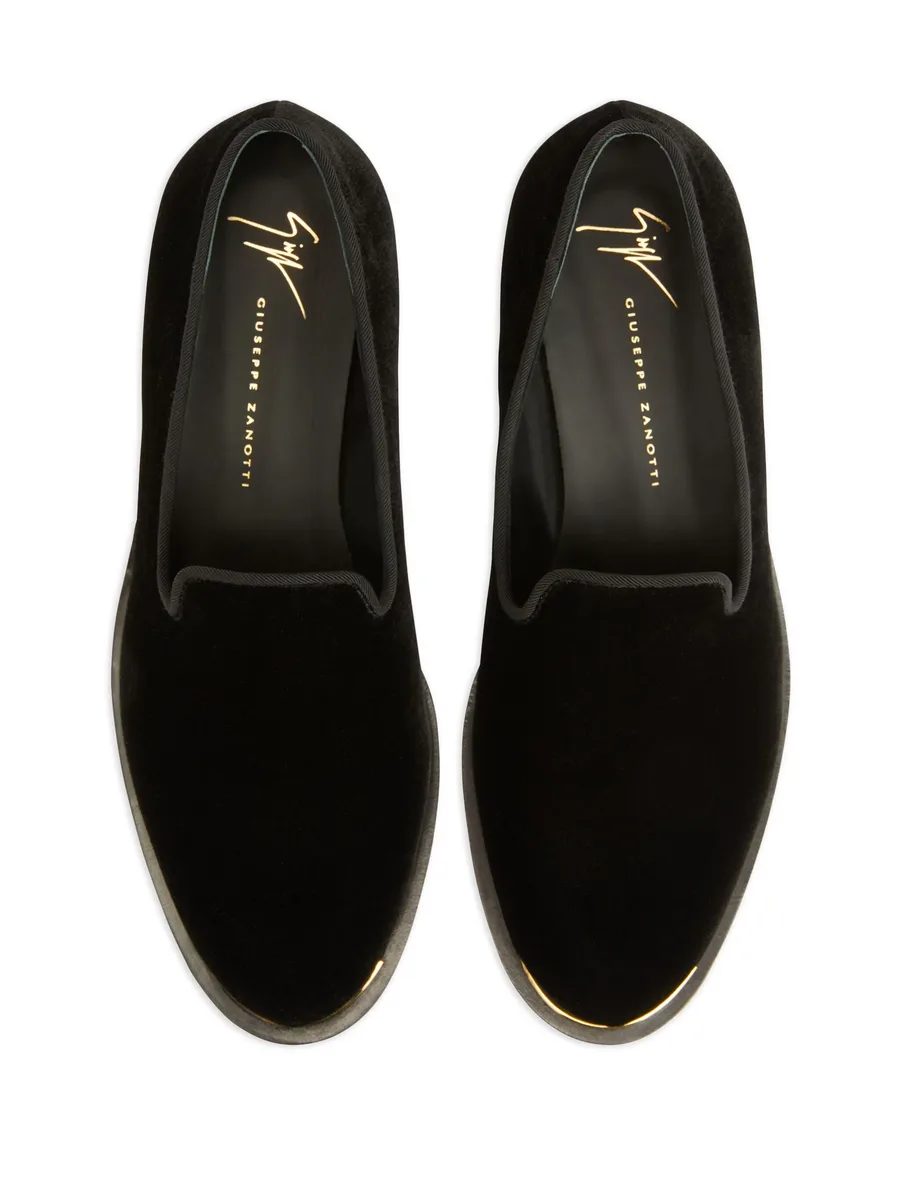 Lydia velvet loafers 7