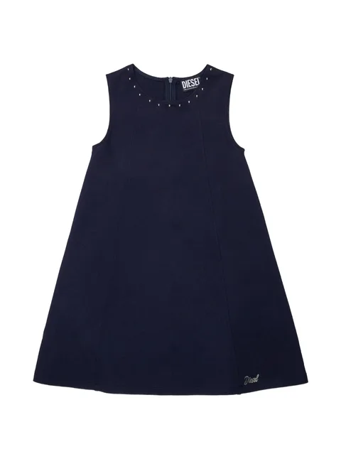 studded A-line dress